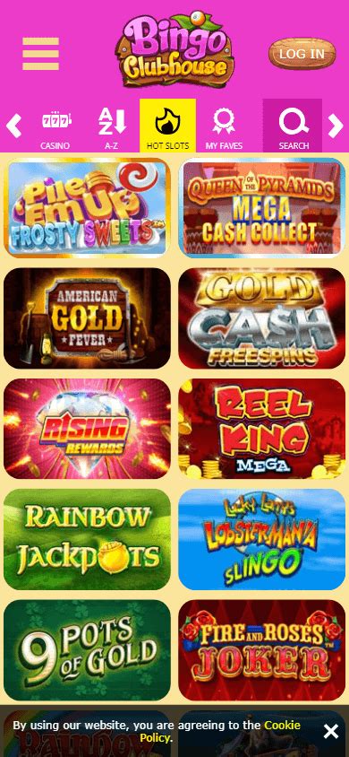 Bingo clubhouse casino aplicação